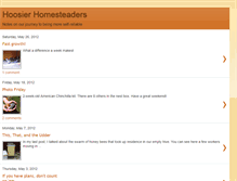 Tablet Screenshot of hoosierhomesteaders.blogspot.com