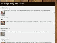 Tablet Screenshot of allthingsrustyandfabric.blogspot.com