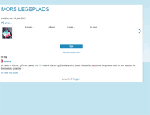 Tablet Screenshot of morslegeplads.blogspot.com