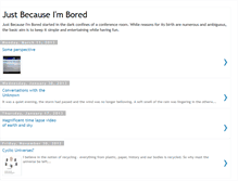 Tablet Screenshot of just-because-bored.blogspot.com