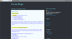 Desktop Screenshot of ciadeblogs.blogspot.com