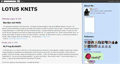 Desktop Screenshot of lotusknitsreborn.blogspot.com