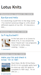 Mobile Screenshot of lotusknitsreborn.blogspot.com