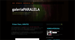 Desktop Screenshot of galeriaparalela.blogspot.com