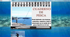 Desktop Screenshot of cuadernodepesca.blogspot.com