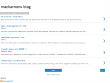 Tablet Screenshot of mackarroew.blogspot.com