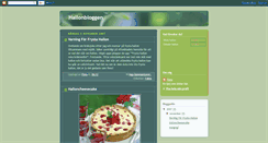 Desktop Screenshot of hallonbloggen.blogspot.com