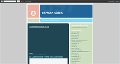 Desktop Screenshot of carmensensibilidadvideo.blogspot.com