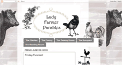 Desktop Screenshot of ladyfarmerparables.blogspot.com