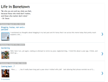 Tablet Screenshot of lifeinbonetown.blogspot.com