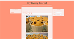 Desktop Screenshot of mybakingjournal.blogspot.com