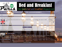 Tablet Screenshot of paris-bed-and-breakfast.blogspot.com