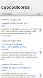 Mobile Screenshot of cuocodicorsa.blogspot.com