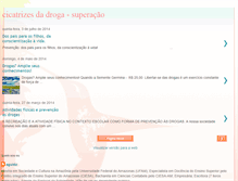 Tablet Screenshot of cicatrizesdadroga.blogspot.com