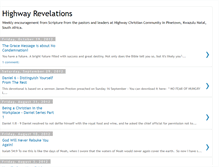 Tablet Screenshot of highwayrevelations.blogspot.com