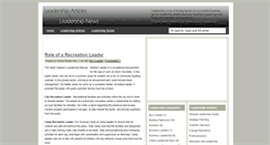 Desktop Screenshot of indian-leadership.blogspot.com