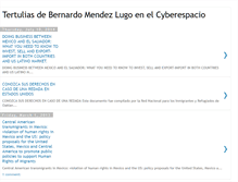 Tablet Screenshot of bernardomendez.blogspot.com