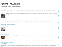 Tablet Screenshot of hechasparaparir.blogspot.com