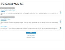 Tablet Screenshot of chesterfieldwhitesox.blogspot.com