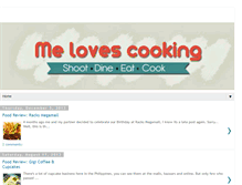 Tablet Screenshot of melovescooking.blogspot.com