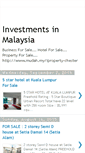 Mobile Screenshot of investmentsinmalaysia.blogspot.com