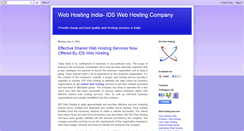 Desktop Screenshot of idswebhosting.blogspot.com