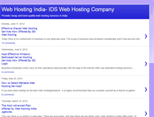 Tablet Screenshot of idswebhosting.blogspot.com