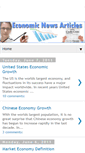 Mobile Screenshot of economicnewsarticles.blogspot.com