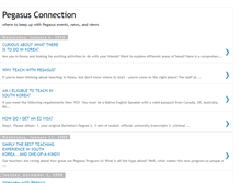 Tablet Screenshot of pegasusconnection.blogspot.com