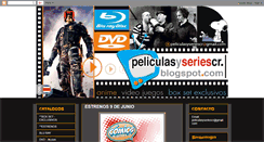 Desktop Screenshot of peliculasyseriescr.blogspot.com