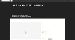 Desktop Screenshot of c-uhacking.blogspot.com