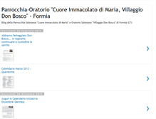 Tablet Screenshot of donboscoformia.blogspot.com