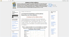 Desktop Screenshot of ensinodefisicamedica.blogspot.com