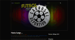 Desktop Screenshot of futbolconcarrusel.blogspot.com