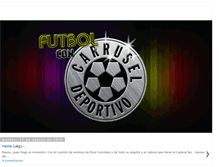 Tablet Screenshot of futbolconcarrusel.blogspot.com