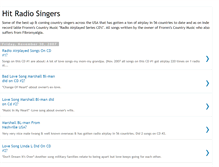 Tablet Screenshot of hitradiosingers.blogspot.com