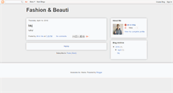 Desktop Screenshot of beautyful-fashion.blogspot.com