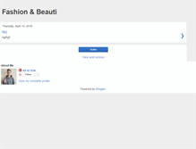 Tablet Screenshot of beautyful-fashion.blogspot.com