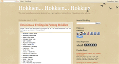 Desktop Screenshot of cch4hokkien.blogspot.com