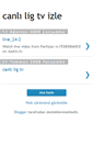 Mobile Screenshot of ligtv-canli.blogspot.com