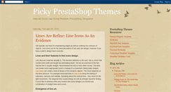 Desktop Screenshot of pickyprestashopthemes.blogspot.com