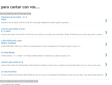 Tablet Screenshot of encordandocanciones.blogspot.com