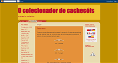 Desktop Screenshot of ocolecionadordecachecois.blogspot.com