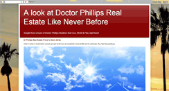 Desktop Screenshot of drphillipsrealestate.blogspot.com