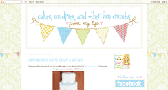 Desktop Screenshot of cakesandmudpies.blogspot.com