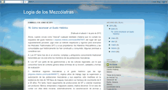 Desktop Screenshot of logiadelosmezcolatras.blogspot.com