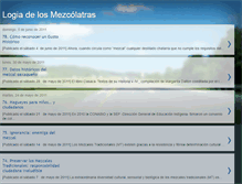 Tablet Screenshot of logiadelosmezcolatras.blogspot.com