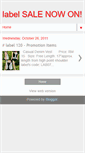 Mobile Screenshot of labelshowroom.blogspot.com