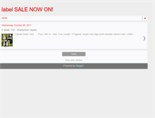 Tablet Screenshot of labelshowroom.blogspot.com