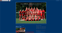 Desktop Screenshot of olemisscheerleading.blogspot.com